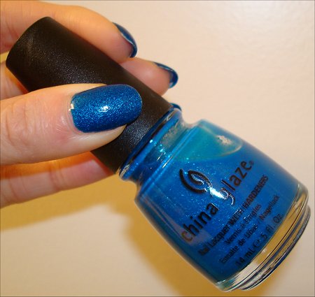 China Glaze Blue Sparrow Nail Polish Bottle