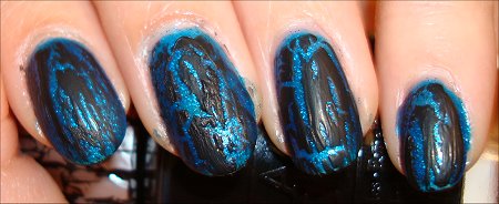 OPI Black Shatter Nail Polish Swatches
