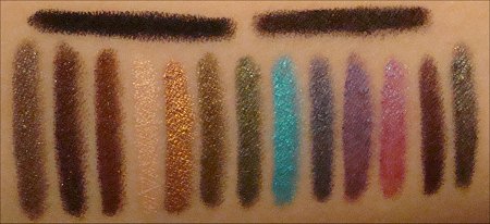Urban Decay 24 7 Glide-on Eye Pencil Swatches