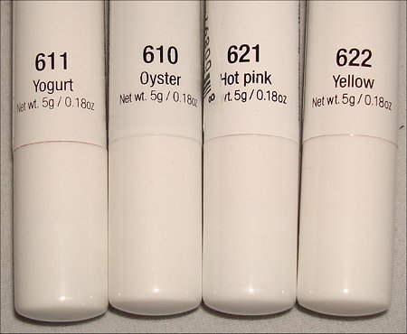 NYX Jumbo Pencil Review Yogurt, Oyster, Hot Pink & Yellow