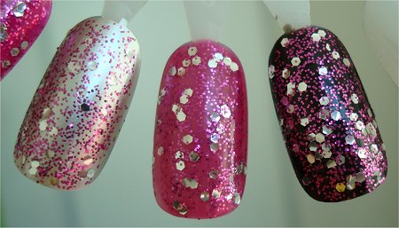 Layering OPI Divine Swine Over Other Colours Swatches
