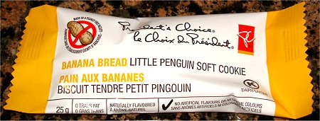 President's Choice Banana Bread Penguin Cookies