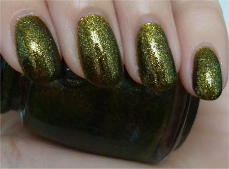 Natural Light Zombie Zest China Glaze Swatches & Review & Pictures