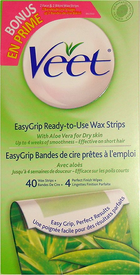 Veet EasyGrip Ready-to-Use Wax Strips Review & Pictures