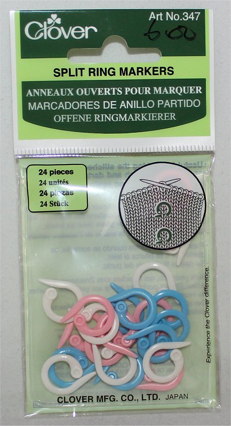 Clover Split Ring Knitting Markers & Christmas Knitting Projects