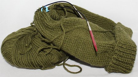 Green Hat I Knitted