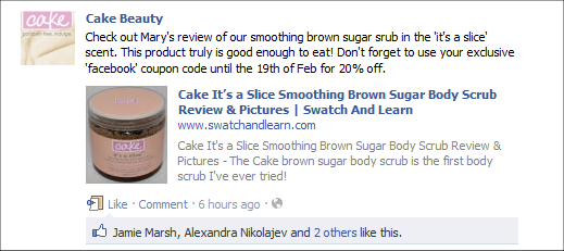 Cake Beauty Facebook Swatch And Learn