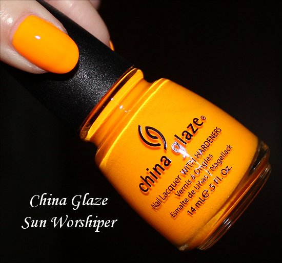 China Glaze Sun Worshiper Review, Swatches & Pictures