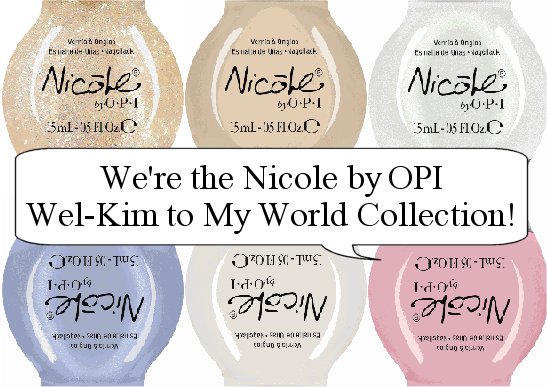 Nicole by OPI Wel-Kim to My World Collection Press Release & Promo Pictures