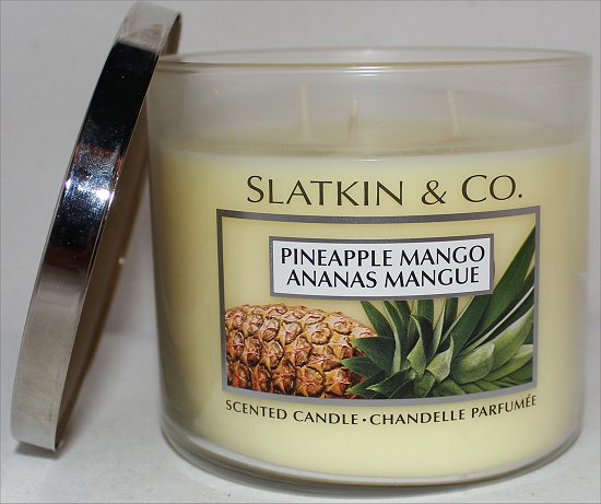 Slatkin and Co. Pineapple Mango Candle Review & Pictures Bath and Body Works
