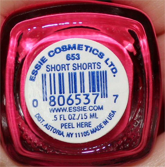 Essie Nailpolish Swatches Short Shorts Review
