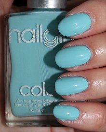 nailgirls Aqua 1 Swatches & Review