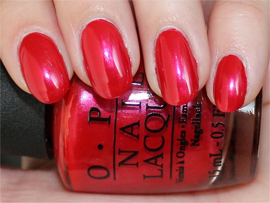 OPI The Colour of Minnie Review & Swatch