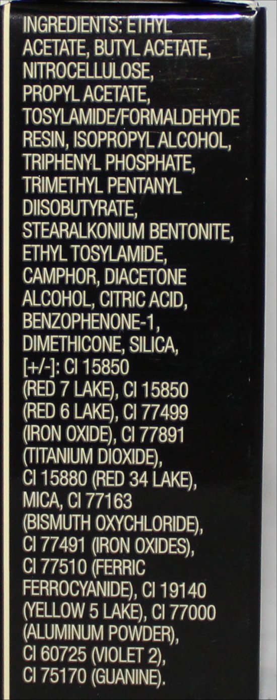 Illamasqua Charisma Ingredients