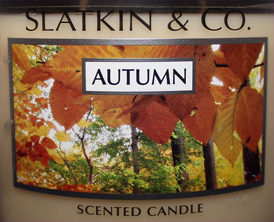 Slatkin & Co. Autumn Candle Review & Pictures