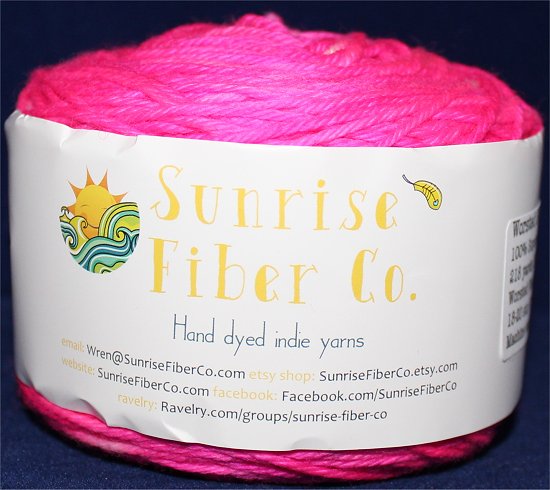 Neon Pink Yarn Knitting Etsy