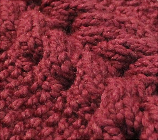 Seed Stitch Cable Knit Cowl