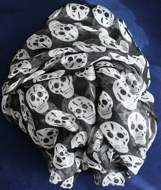 Skull Scarf Garage Clothing