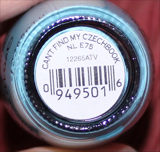 OPI Can't Find My Czechbook
