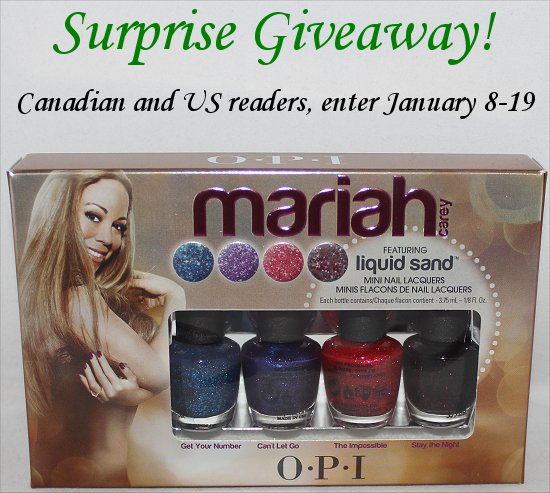 OPI Mariah Carey Liquid Sand Giveaway