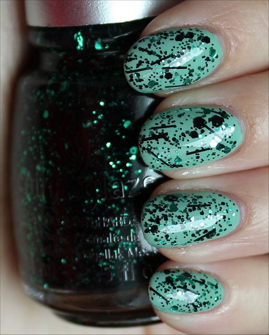 China Glaze Graffiti Glitter Swatches & Review