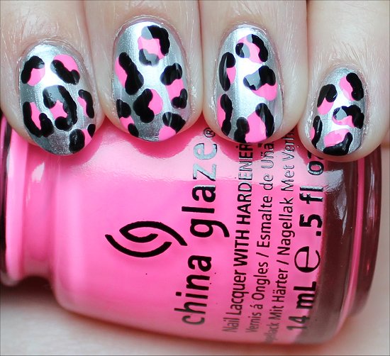 Easy Leopard Nail Art