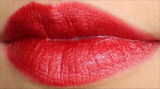 Milani Cherry Crave Lipstick Swatch, Review & Pics