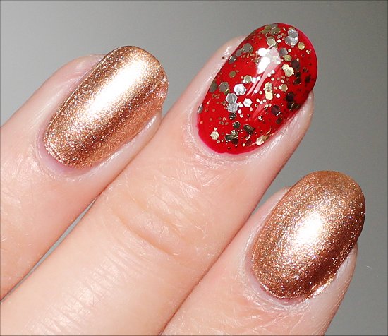 San Francisco 49ers Super Bowl 2013 Nail Art