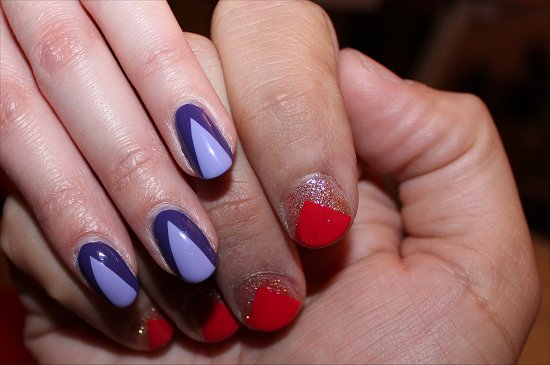 Scotch Tape Nail Art Nails
