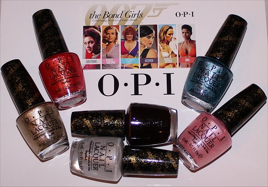 OPI Bond Girls Collection Swatches, Photos & Press Release