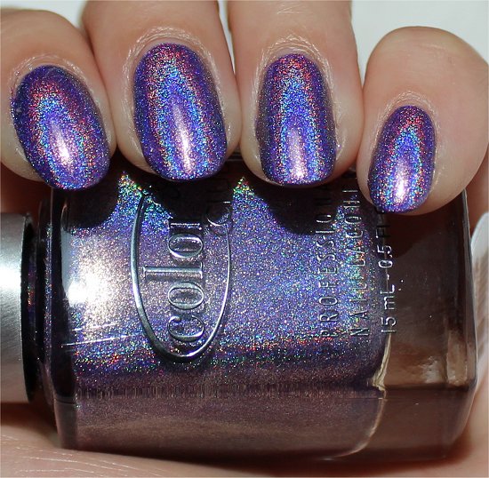 Color Club Purple Holo Halo Hues Eternal Beauty Swatch
