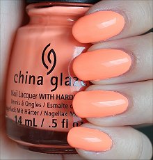 China Glaze Sun of a Peach Swatches & Review