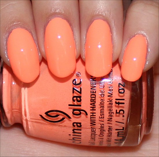 China Glaze Sun of a Peach Swatches Sunsational Swatch