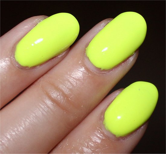 Orly Glowstick Swatch Neon Nail Polish