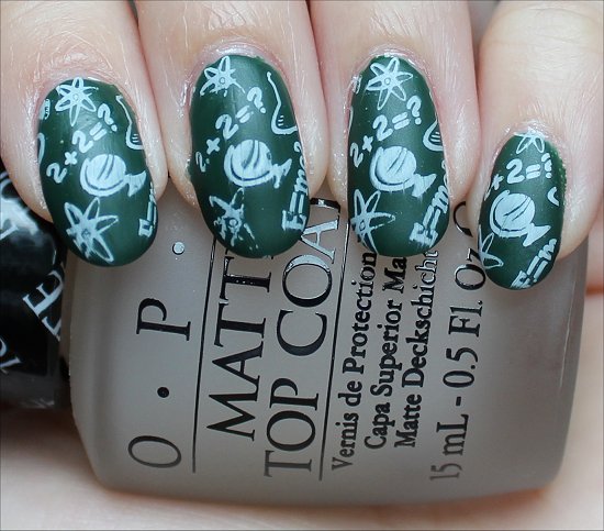 Chalkboard Nails Nail Art