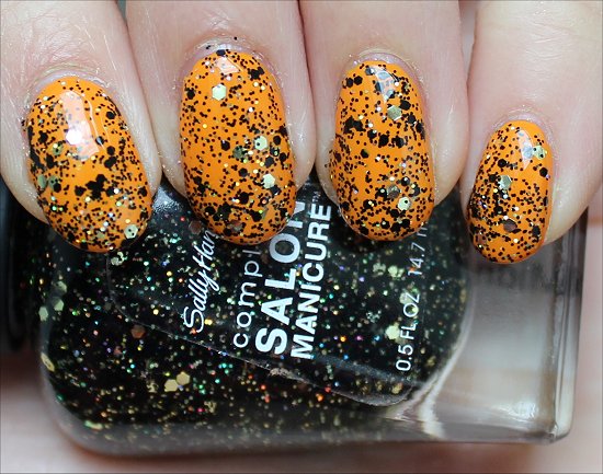 Sally Hansen Midnight Glitz Swatches