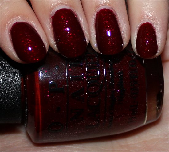 OPI Mariah Carey Holiday Underneath the Mistletoe Swatch