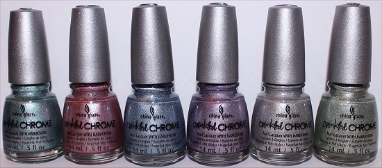 China Glaze Crinkled Chrome Collection