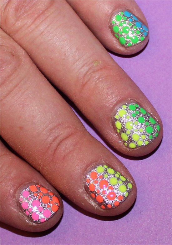 Man wearing nail polish