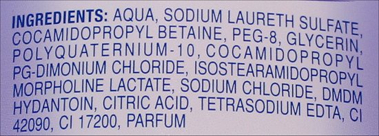 Dial Lavender & Twilight Jasmine Body Wash Ingredients