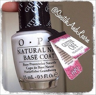 OPI Glitter Off Base Coat Review & Pictures