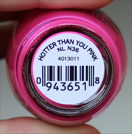 Hotter Than You Pink OPI Neon Collection