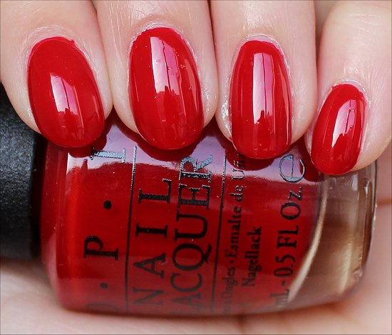 OPI Red Hot Rio Swatch & Review