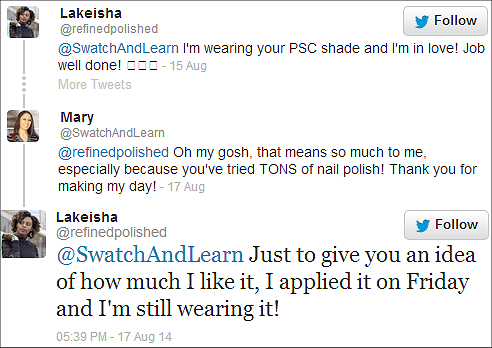 Lakeisha Refined Polished Swatch And Learn