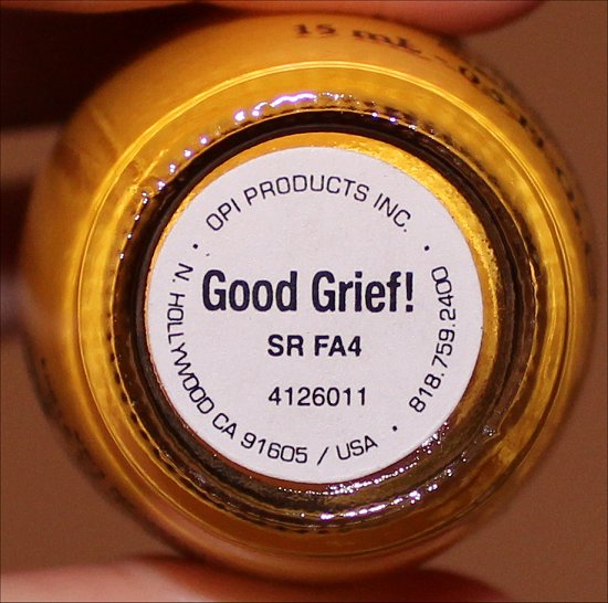 OPI Good Grief Peanuts by OPI