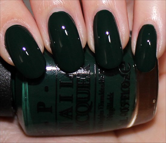 OPI Christmas Gone Plaid Swatch OPI Gwen Stefani Holiday Swatches