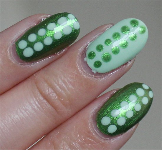 Dotticure Nail Art OPI My Gecko Does Tricks That's Hula-rious