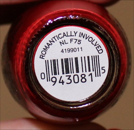 OPI Romantically Involved Swatch Fifty Shades of Grey Swatches