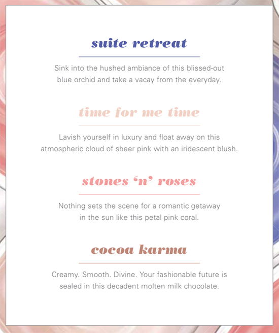 Essie 2015 Resort