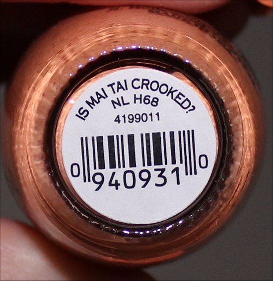 OPI Is Mai Tai Crooked OPI Hawaii Collection